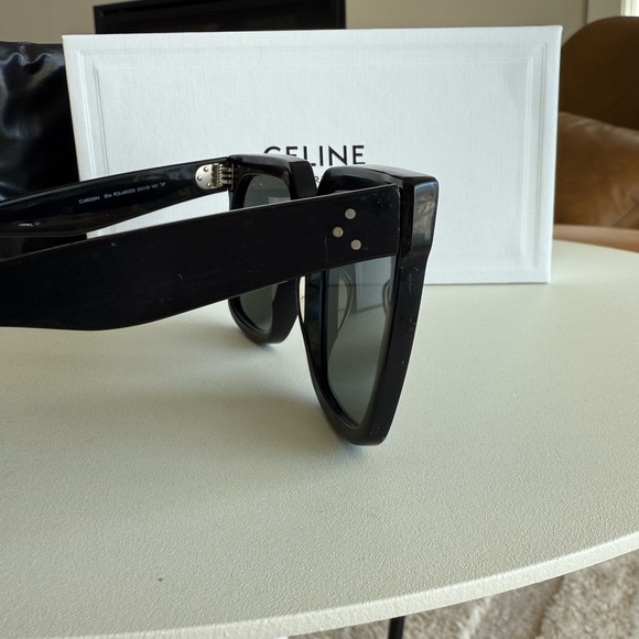 Celine Oversized Square Frame Acetate Sunglasses - Picture 7 of 12